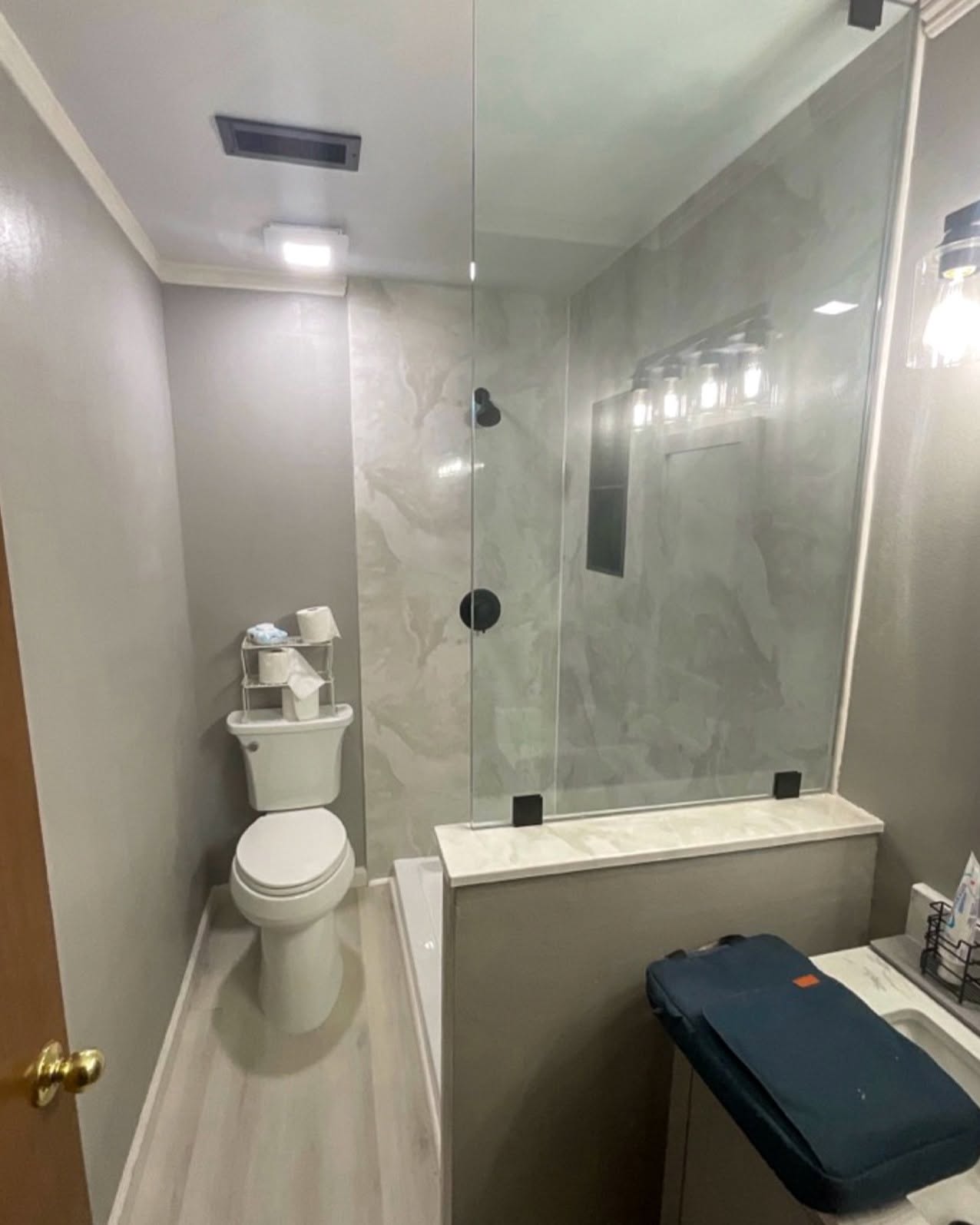 Finished walk-in shower project