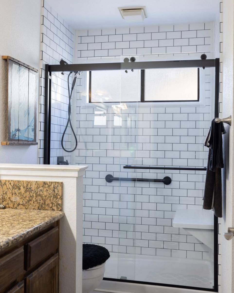 Finished walk-in shower project