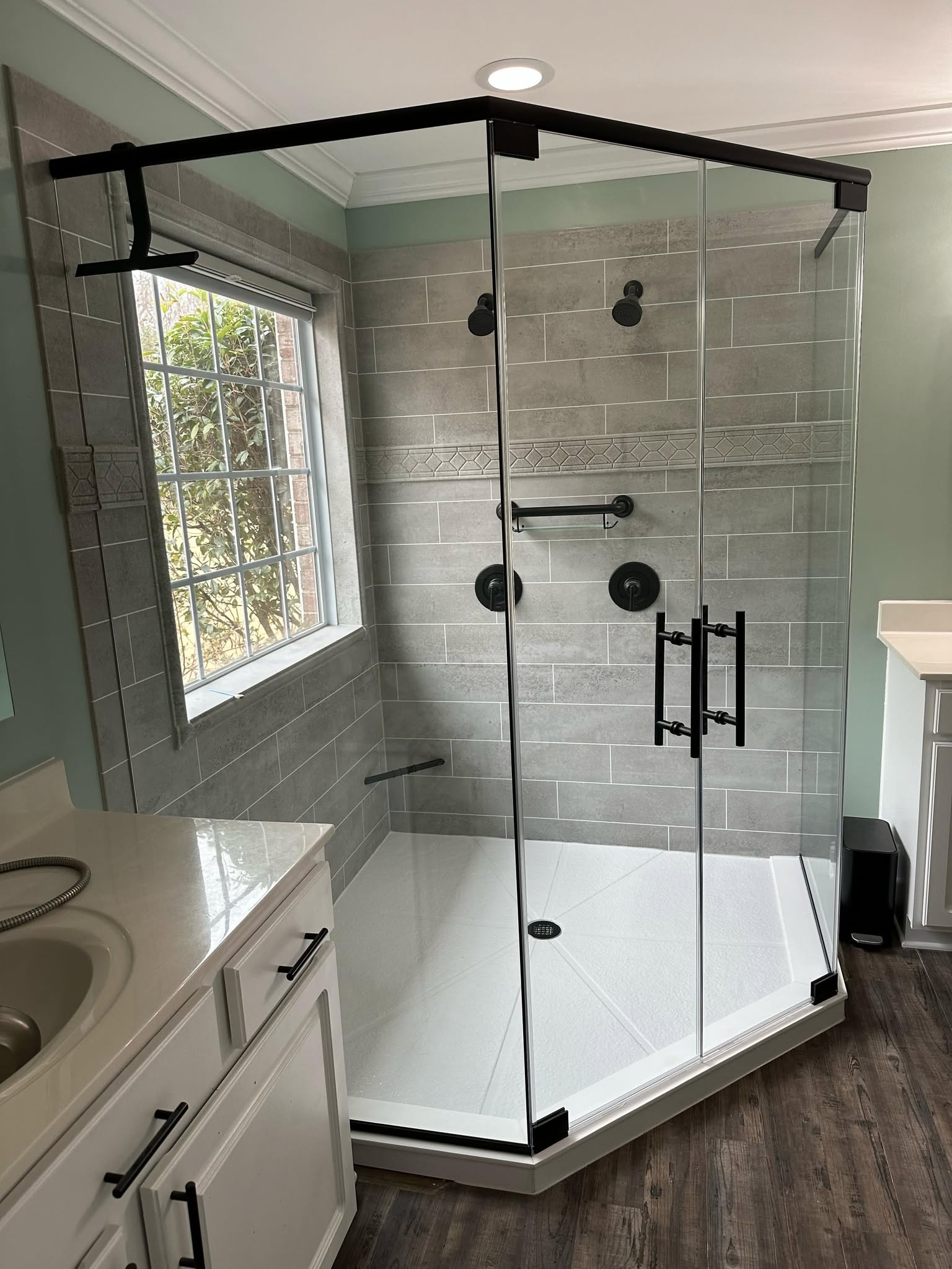 Finished walk-in shower project