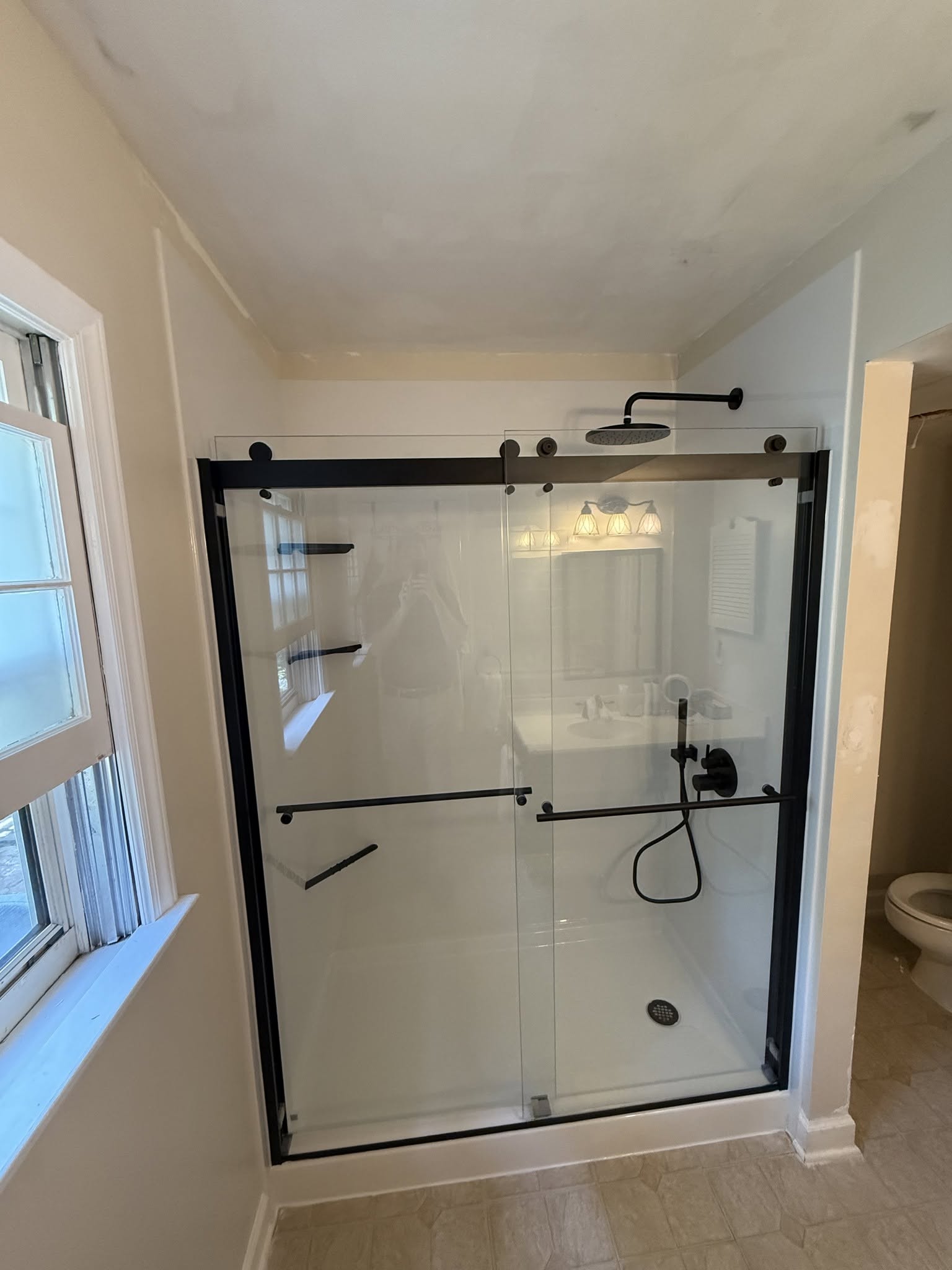 Finished walk-in shower project