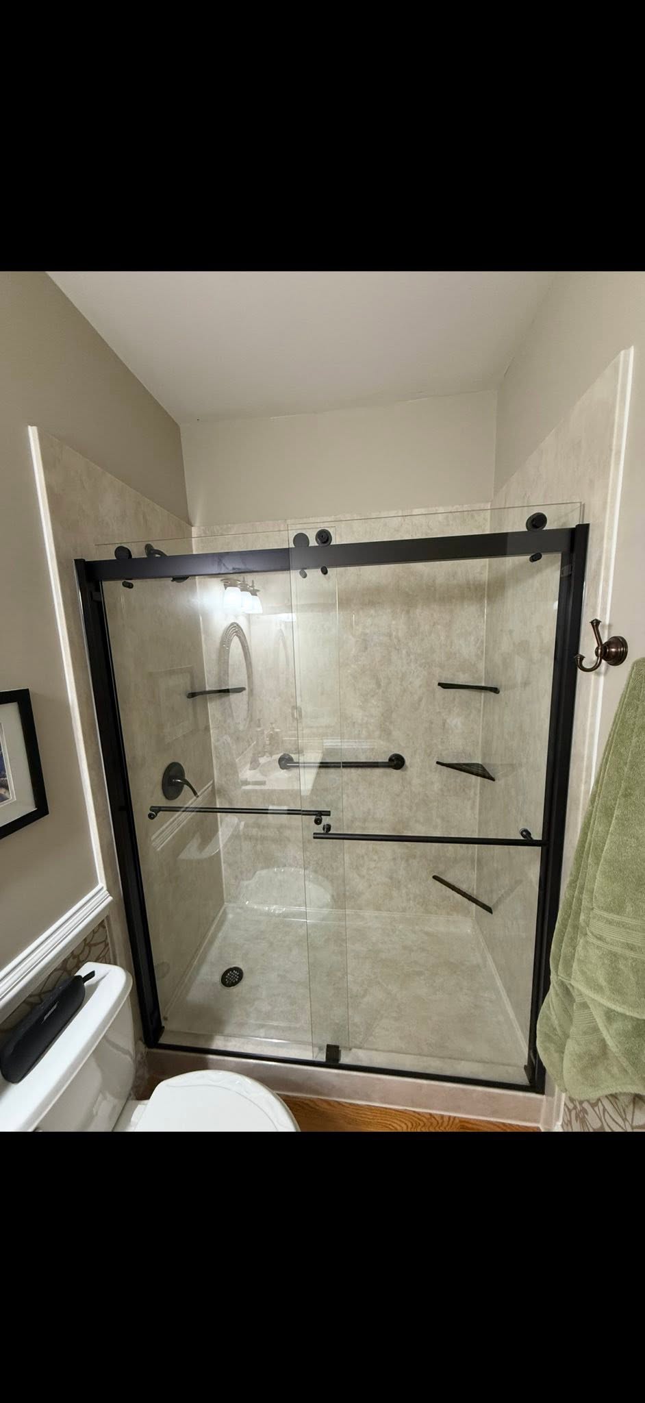 Finished walk-in shower project