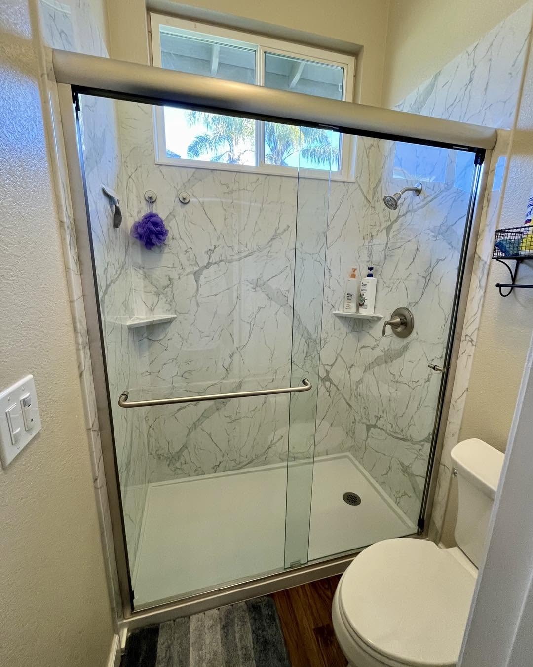 Finished walk-in shower project