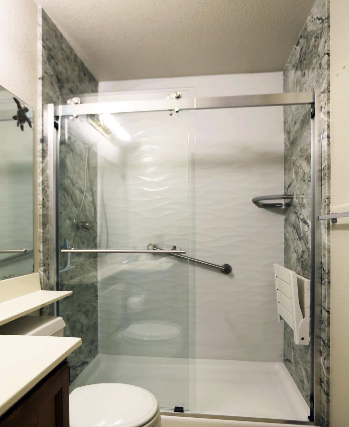 Finished walk-in shower project